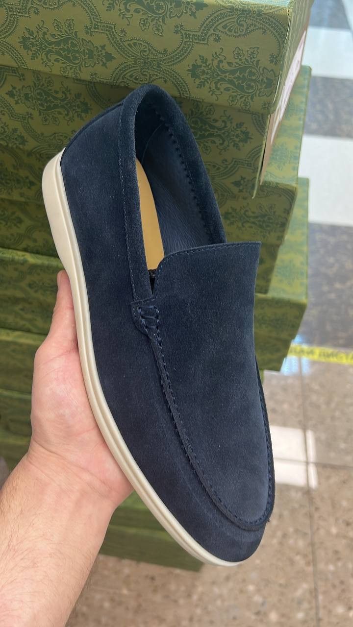 Mocassins en vrai daim