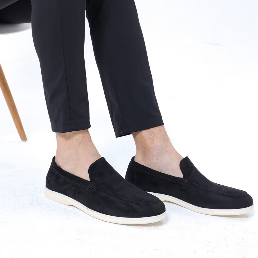 Mocassins en vrai daim