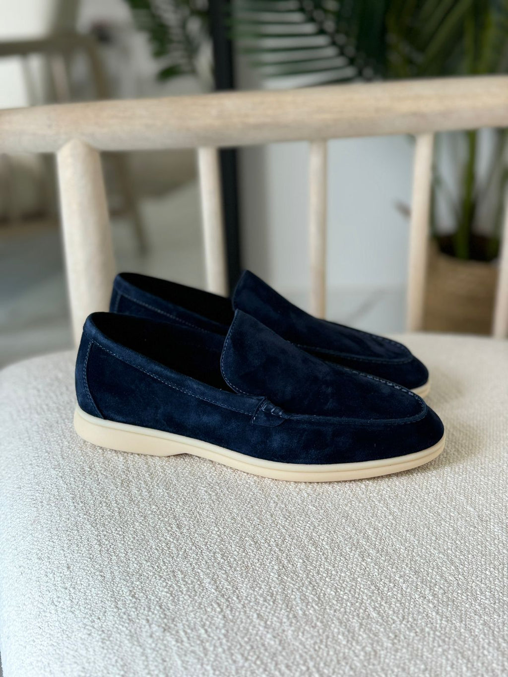 Mocassins en vrai daim