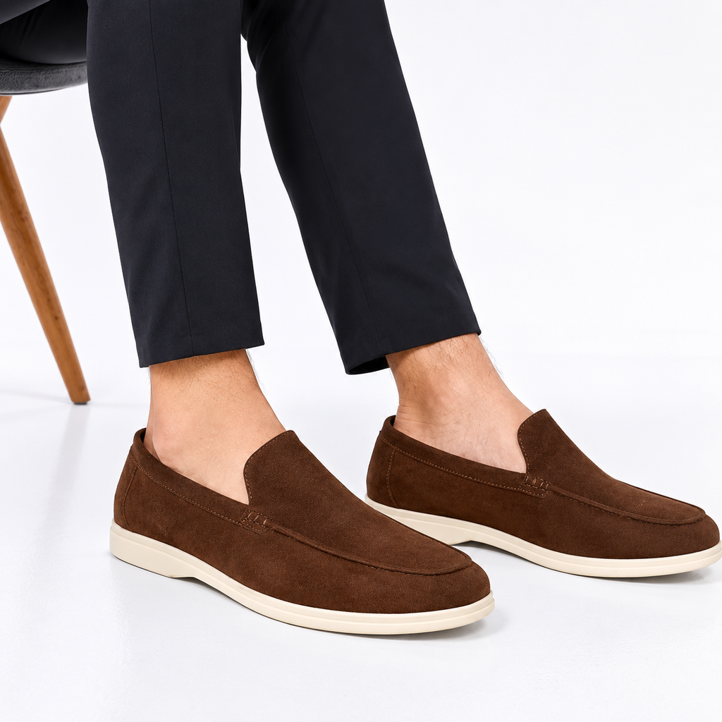 Mocassins en vrai daim