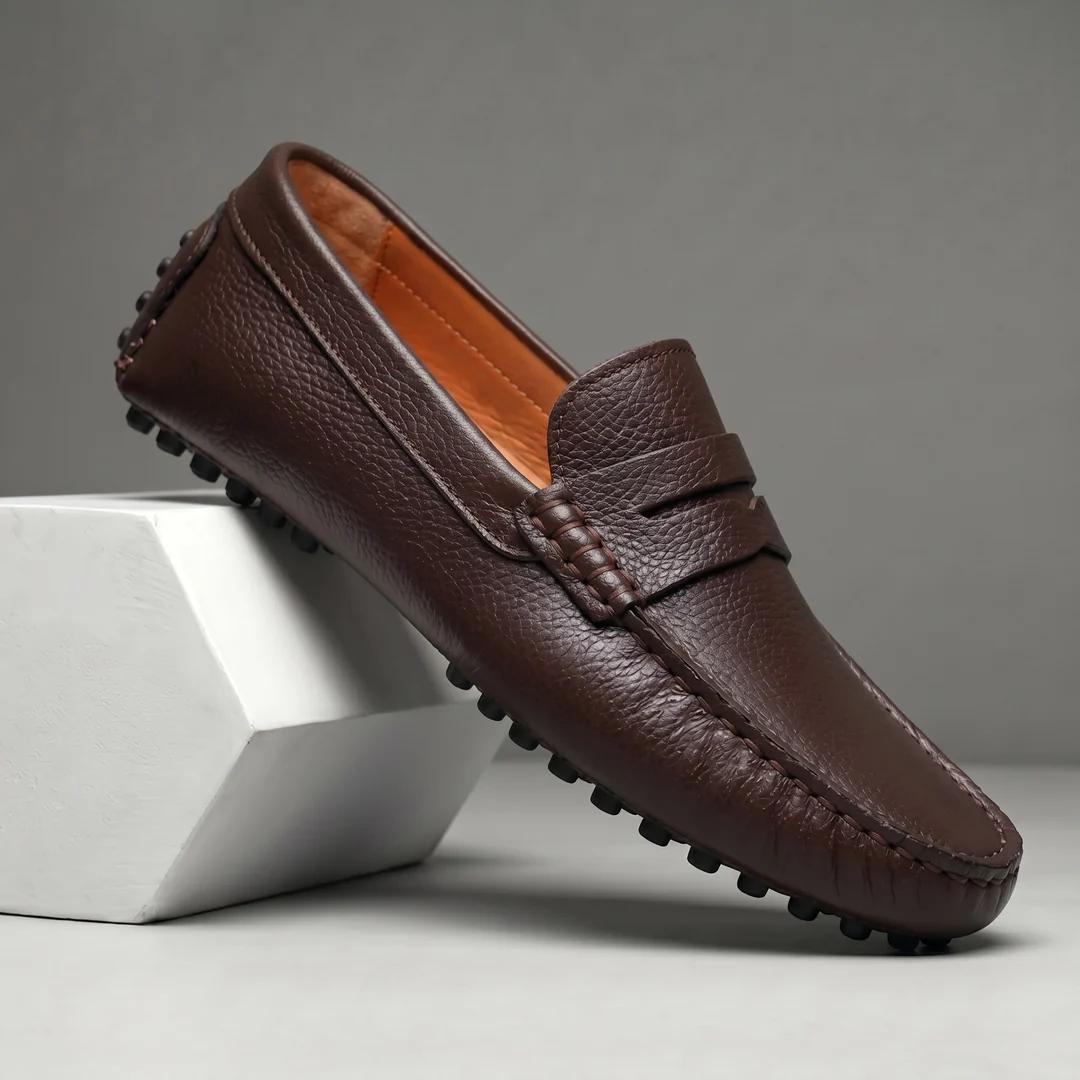 Mocassin Driver Belcuir™ – Cuir Premium