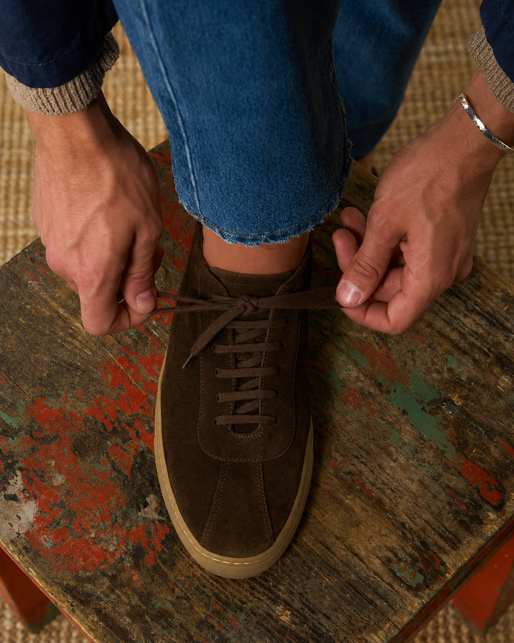 Sneakers en Daim Premium – Élégance & Confort au Quotidien